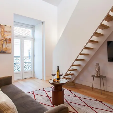 아파트 Crucifixo Duplex With Terrace *